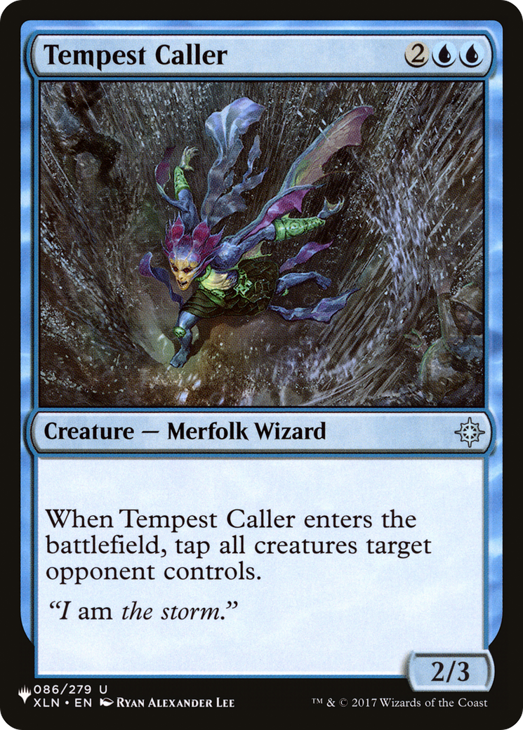 Tempest Caller [The List Reprints] | Boutique FDB TCG