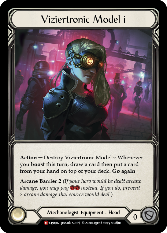 Viziertronic Model i [CRU102] (Crucible of War)  1st Edition Normal | Boutique FDB TCG