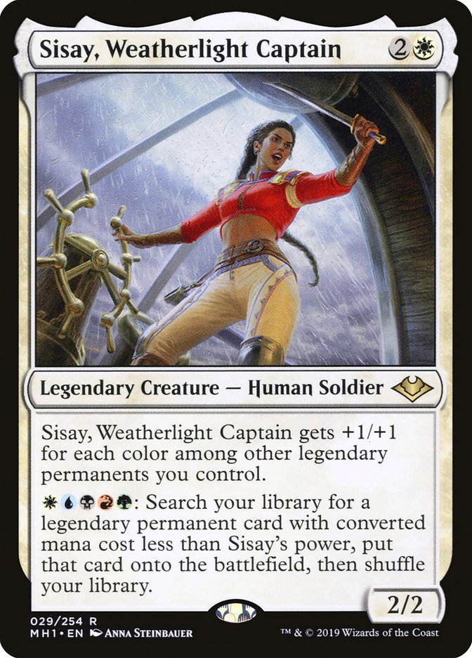 Sisay, Weatherlight Captain [Modern Horizons] | Boutique FDB TCG