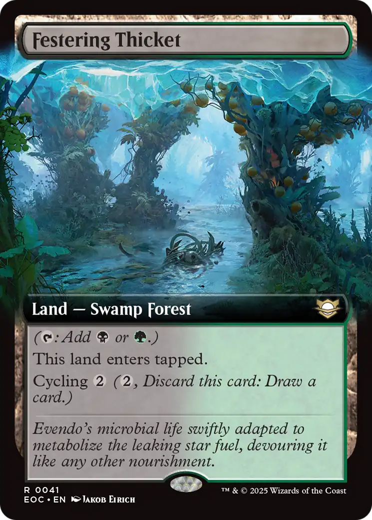 Festering Thicket (Extended Art) [Edge of Eternities Commander] | Boutique FDB TCG