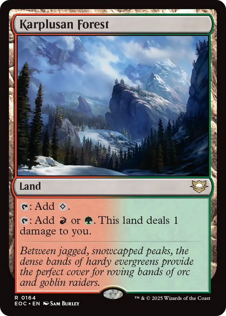 Karplusan Forest [Edge of Eternities Commander] | Boutique FDB TCG