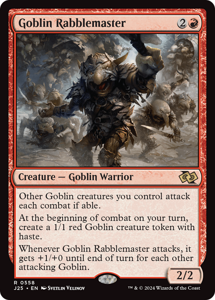 Goblin Rabblemaster [Foundations Jumpstart] | Boutique FDB TCG