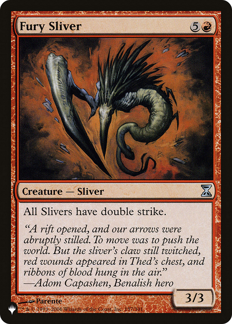 Fury Sliver [The List] | Boutique FDB TCG