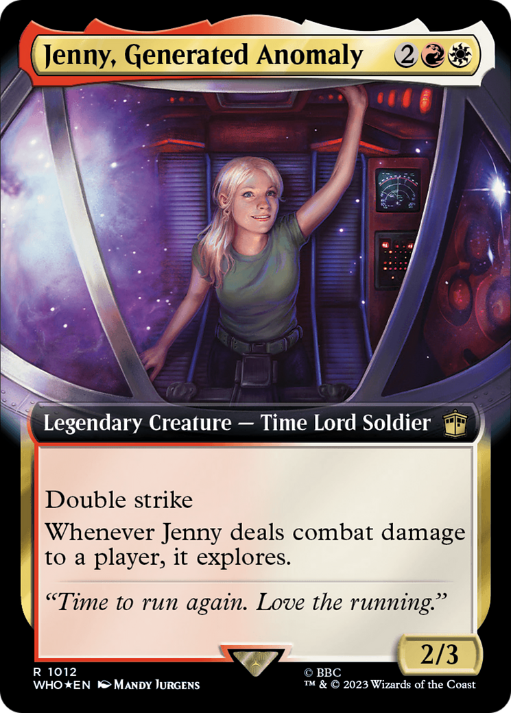 Jenny, Generated Anomaly (Extended Art) (Surge Foil) [Doctor Who] | Boutique FDB TCG