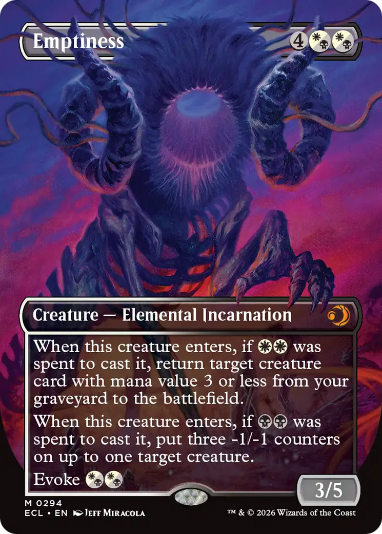 Emptiness (Borderless) [Lorwyn Eclipsed] | Boutique FDB TCG