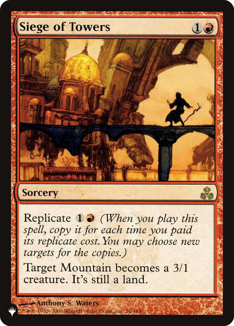 Siege of Towers [The List] | Boutique FDB TCG