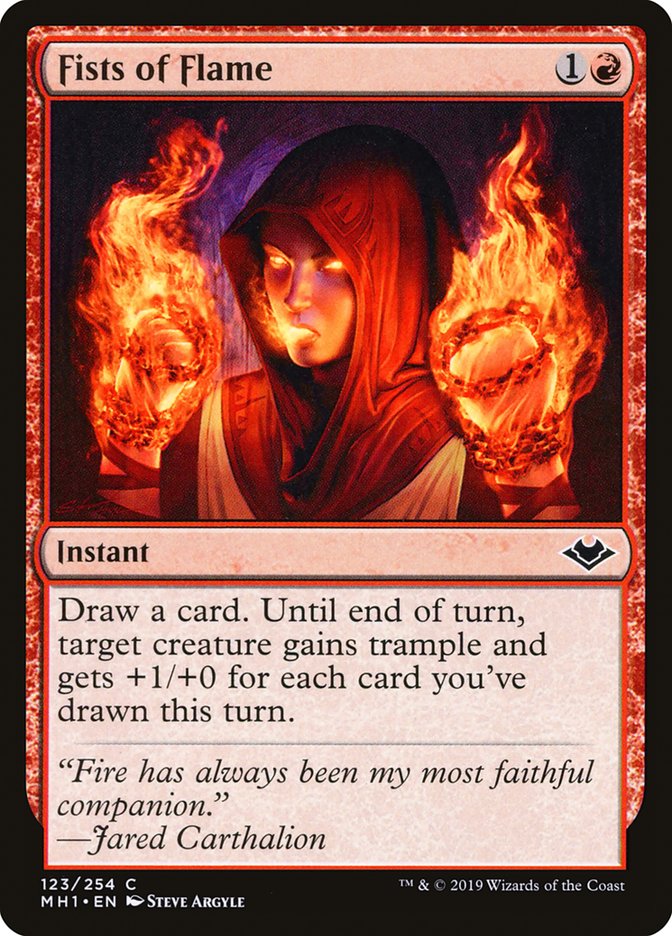 Fists of Flame [Modern Horizons] | Boutique FDB TCG