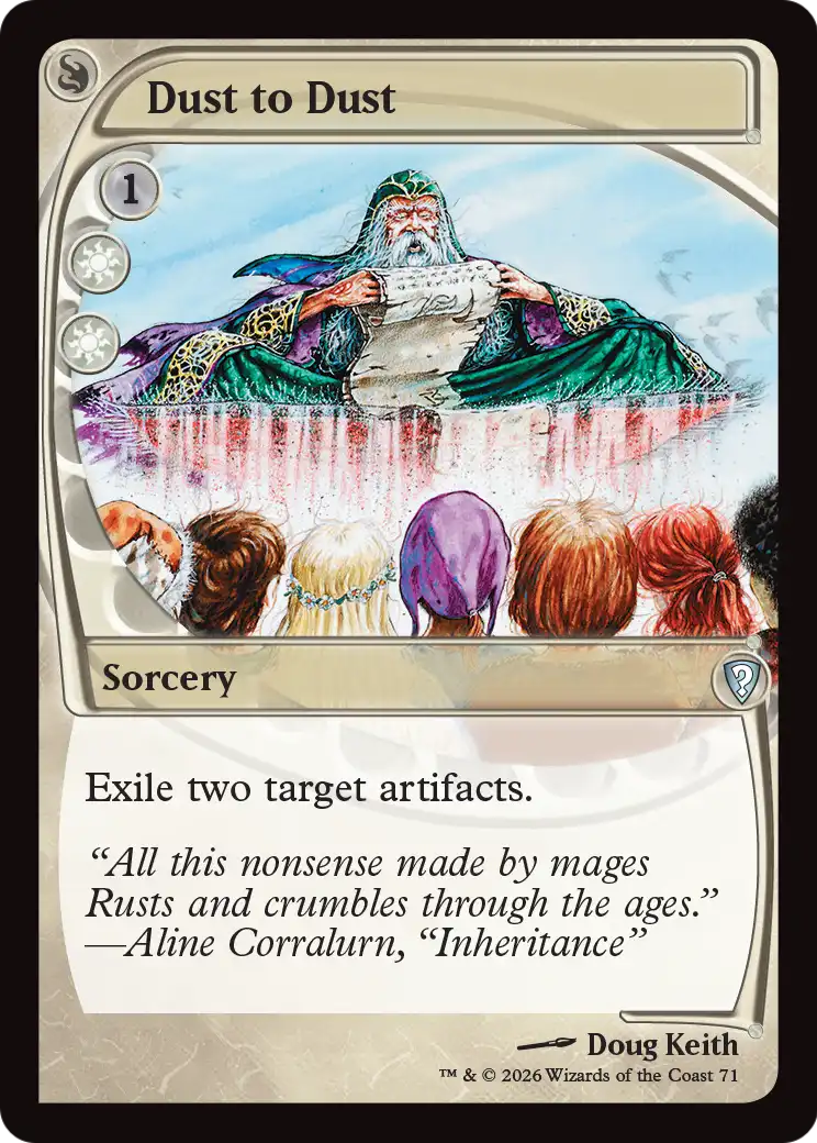 Dust to Dust (Future Sight) [Mystery Booster: Commander Edition] | Boutique FDB TCG