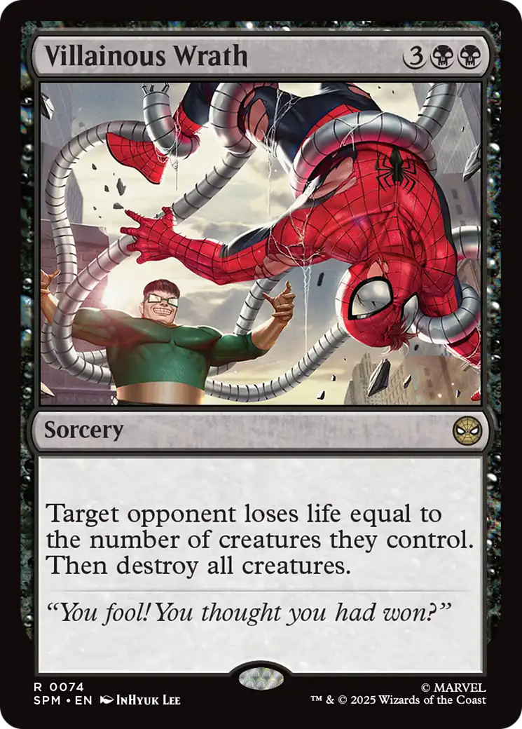 Villainous Wrath [Marvel's Spider-Man] | Boutique FDB TCG