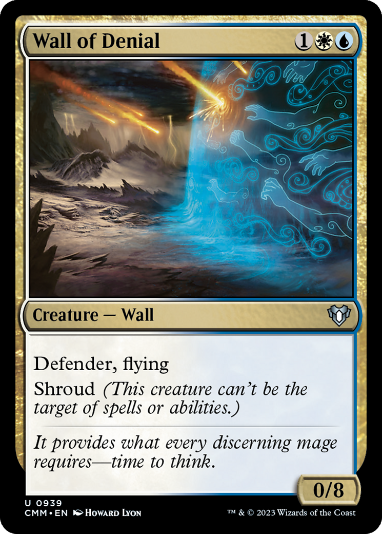 Wall of Denial [Commander Masters] | Boutique FDB TCG