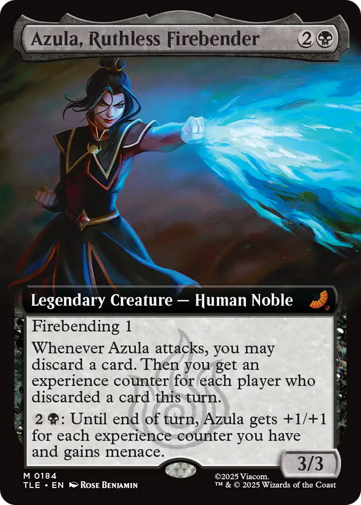 Azula, Ruthless Firebender (Extended Art) [Avatar: The Last Airbender: Eternal-Legal] | Boutique FDB TCG