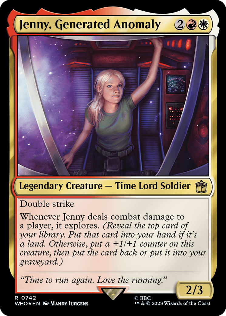 Jenny, Generated Anomaly (Surge Foil) [Doctor Who] | Boutique FDB TCG