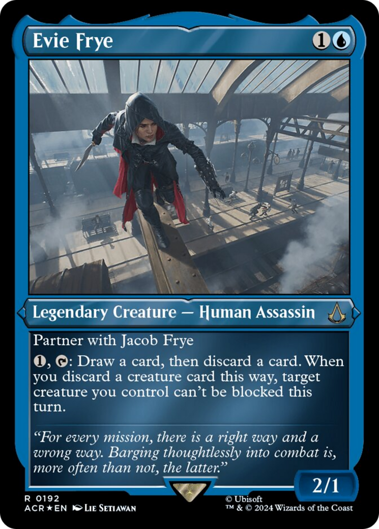 Evie Frye (Foil Etched) [Assassin's Creed] | Boutique FDB TCG