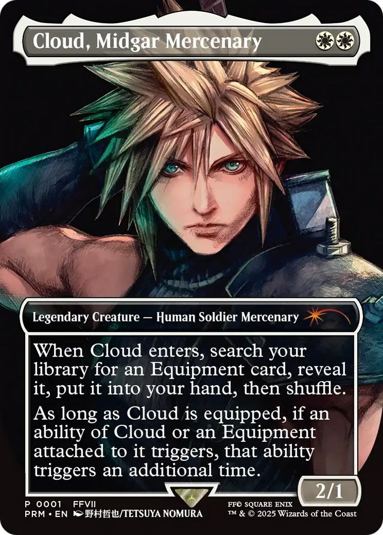 Cloud, Midgar Mercenary [Pro Tour Promos] | Boutique FDB TCG