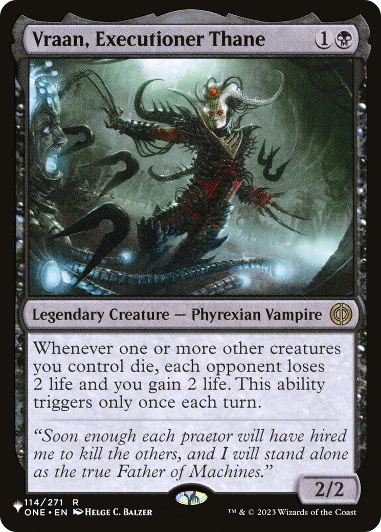 Vraan, Executioner Thane [The List] | Boutique FDB TCG
