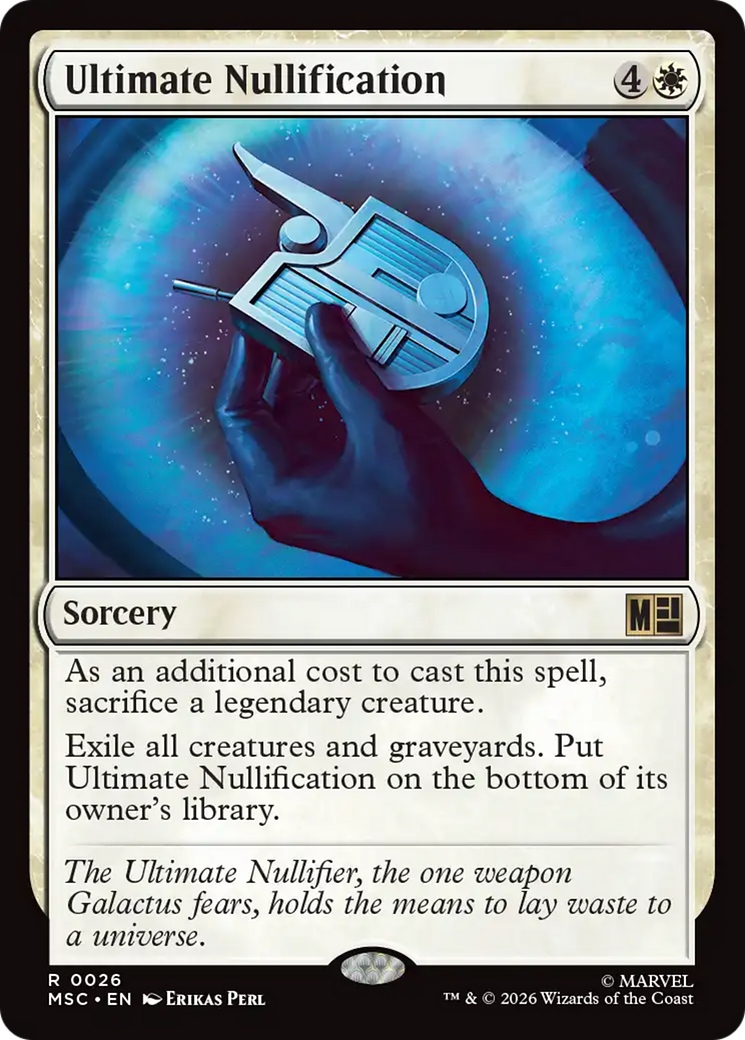 Ultimate Nullification (Surge Foil) [Marvel Super Heroes Commander] | Boutique FDB TCG