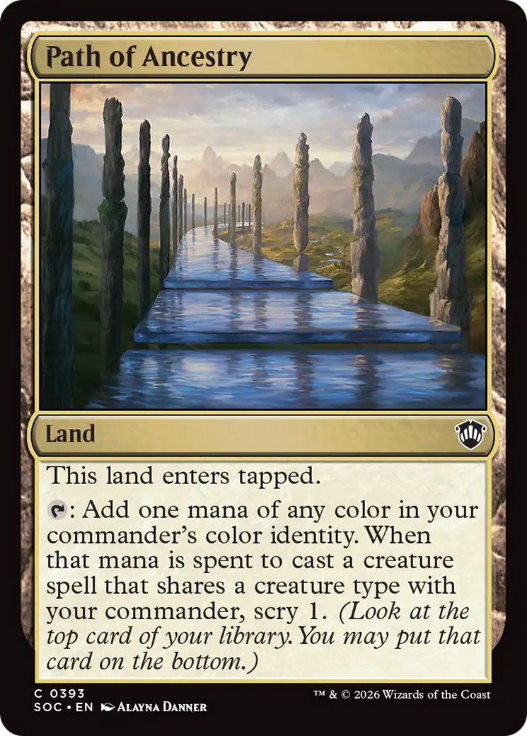 Path of Ancestry [Secrets of Strixhaven Commander] | Boutique FDB TCG