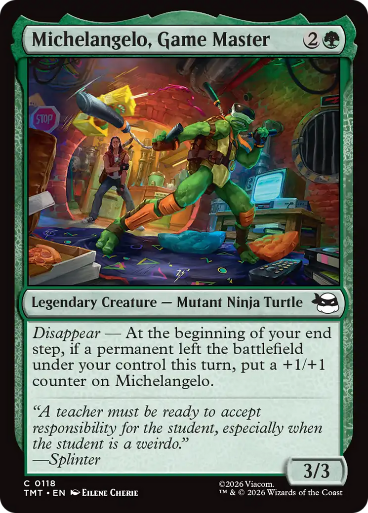 Michelangelo, Game Master [Teenage Mutant Ninja Turtles] | Boutique FDB TCG
