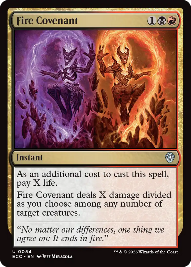 Fire Covenant [Lorwyn Eclipsed Commander] | Boutique FDB TCG