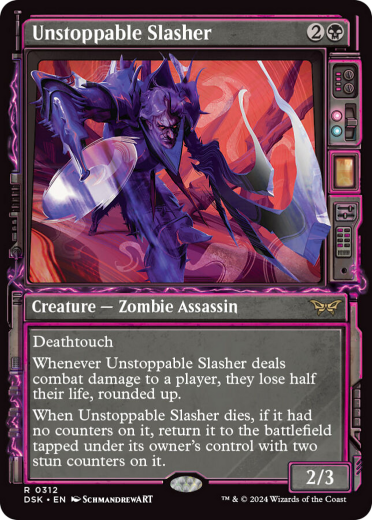 Unstoppable Slasher (Showcase) [Duskmourn: House of Horror] | Boutique FDB TCG