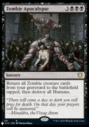 Zombie Apocalypse [The List] | Boutique FDB TCG