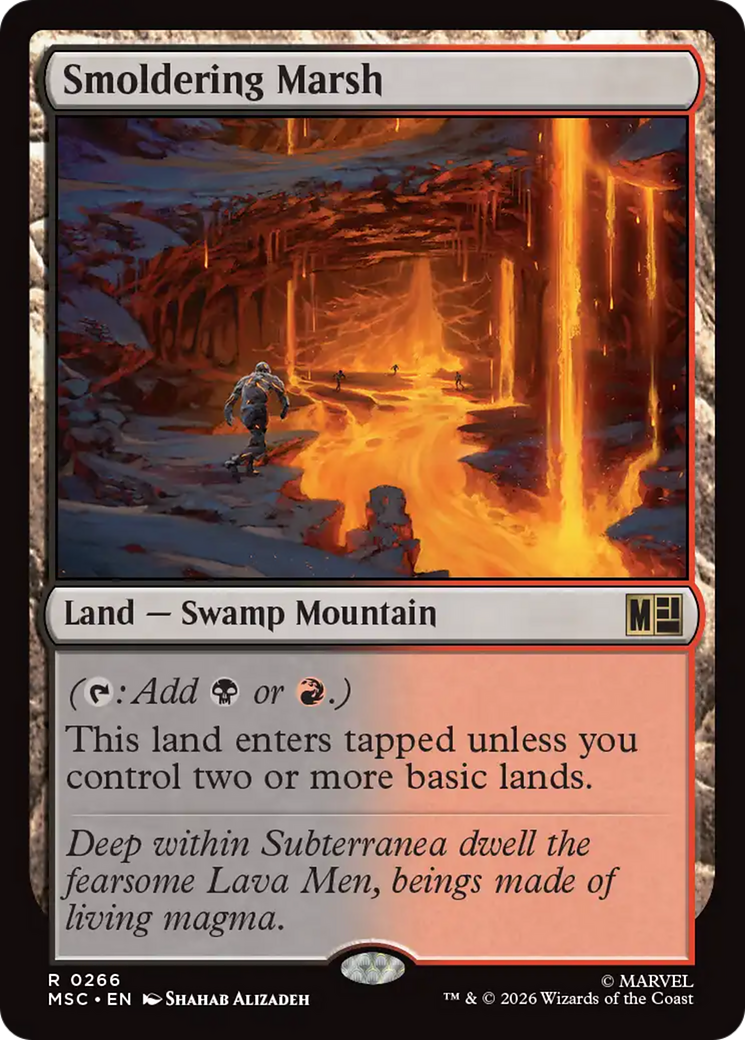 Smoldering Marsh [Marvel Super Heroes Commander] | Boutique FDB TCG