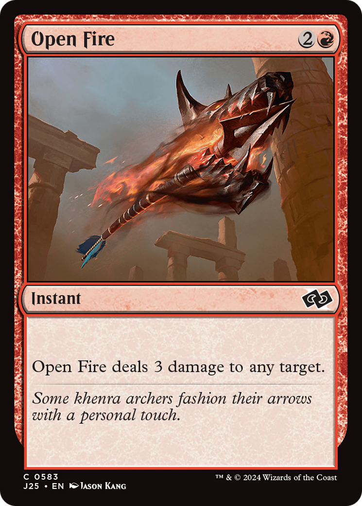 Open Fire [Foundations Jumpstart] | Boutique FDB TCG