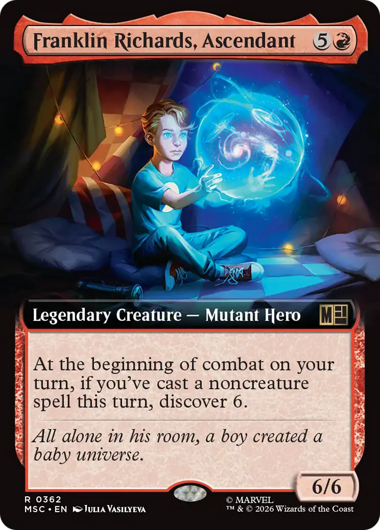 Franklin Richards, Ascendant (Extended Art) [Marvel Super Heroes Commander] | Boutique FDB TCG