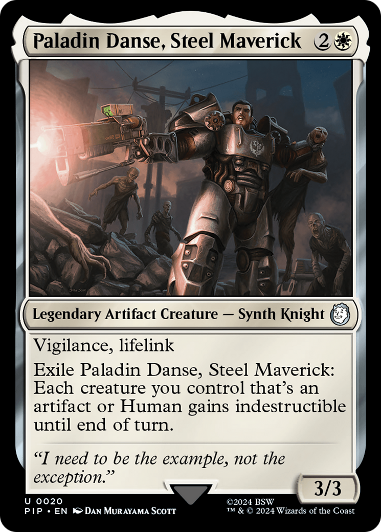 Paladin Danse, Steel Maverick [Fallout] | Boutique FDB TCG