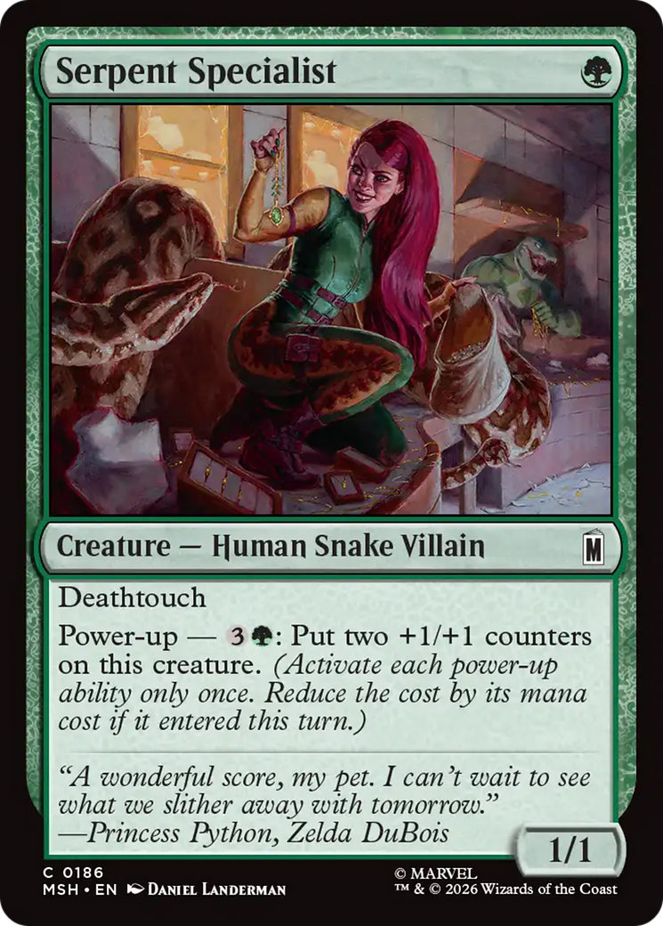 Serpent Specialist [Marvel Super Heroes] | Boutique FDB TCG