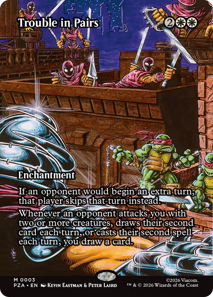 Trouble in Pairs (Borderless) [Teenage Mutant Ninja Turtles Eternal-Legal] | Boutique FDB TCG
