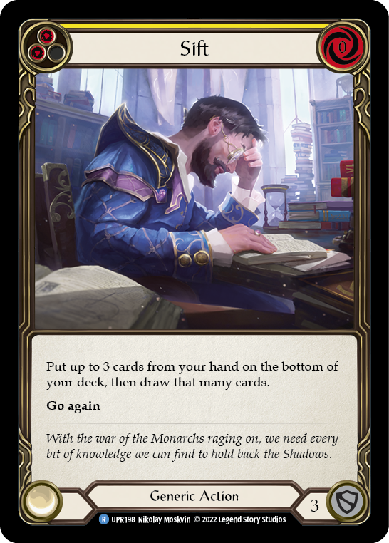 Sift (Yellow) [UPR198] (Uprising) | Boutique FDB TCG