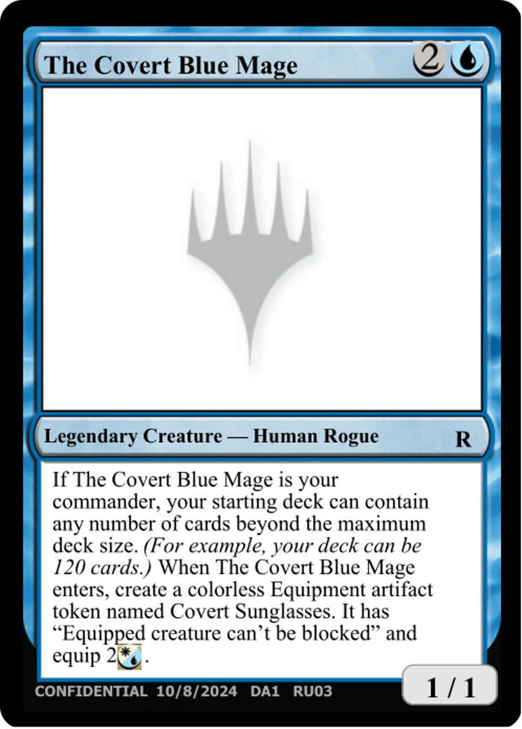 The Covert Blue Mage [Unknown Event] | Boutique FDB TCG