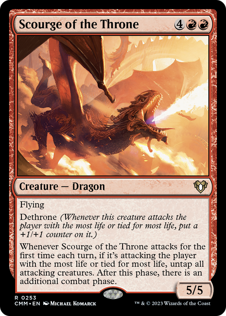 Scourge of the Throne [Commander Masters] | Boutique FDB TCG