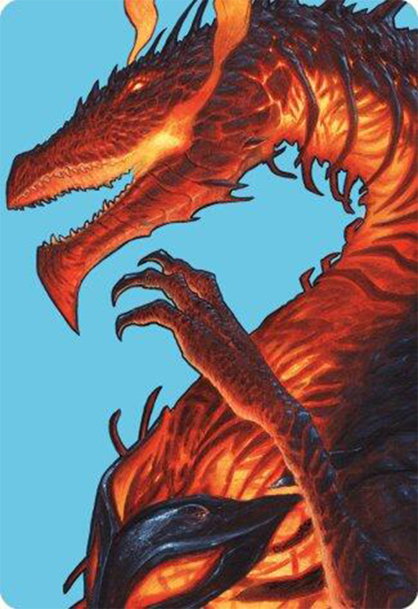 Herigast, Erupting Nullkite Art Card [Modern Horizons 3 Art Series] | Boutique FDB TCG