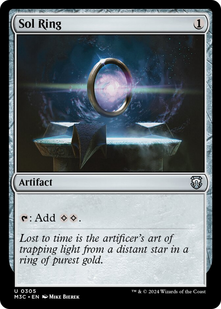 Sol Ring (Ripple Foil) [Modern Horizons 3 Commander] | Boutique FDB TCG