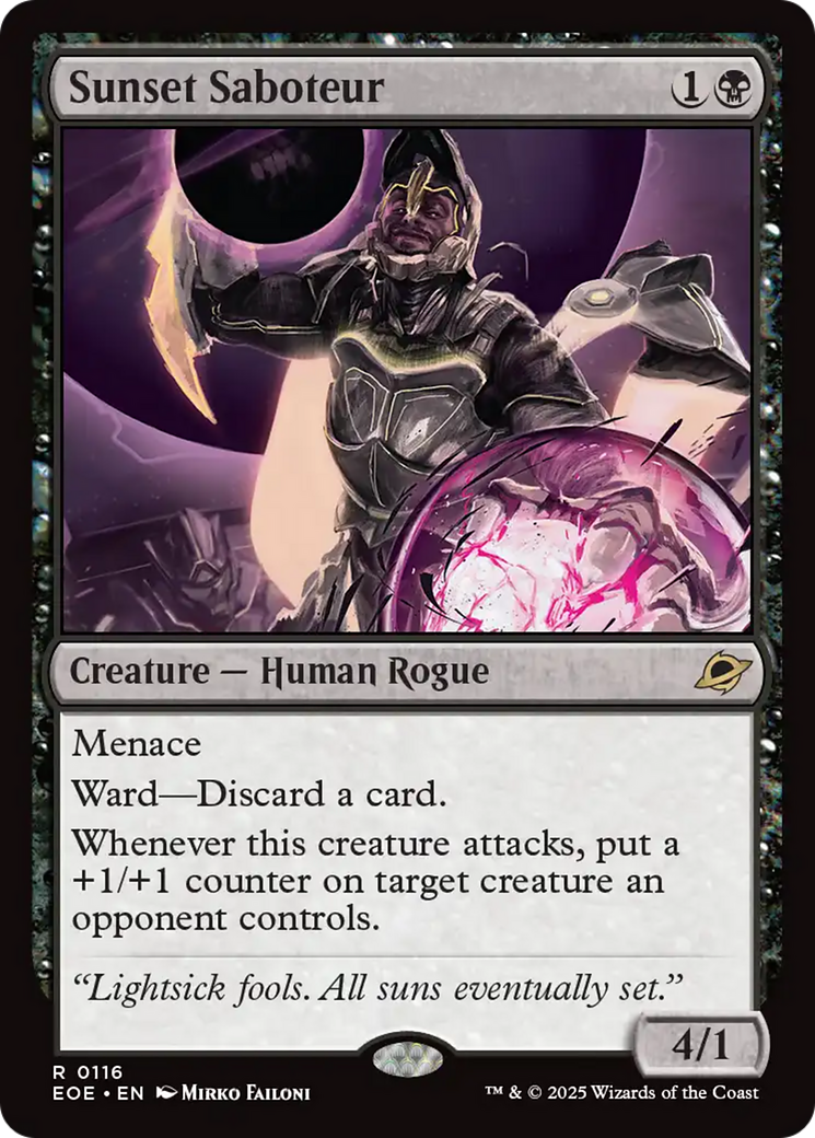 Sunset Saboteur [Edge of Eternities] | Boutique FDB TCG
