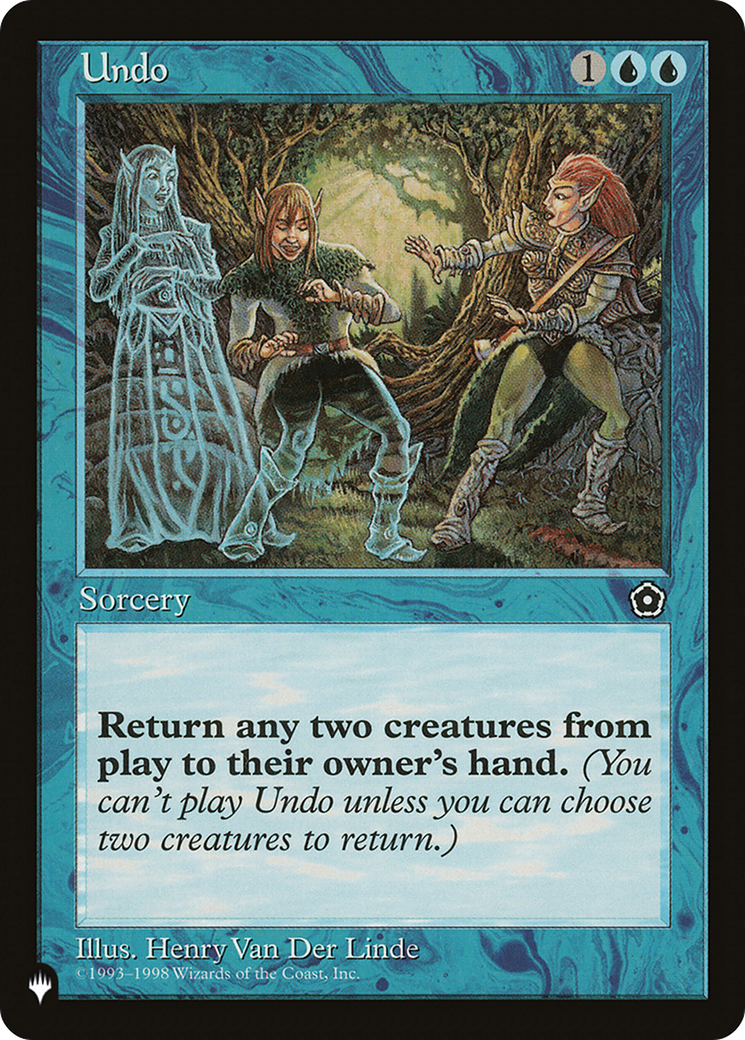 Undo [The List] | Boutique FDB TCG