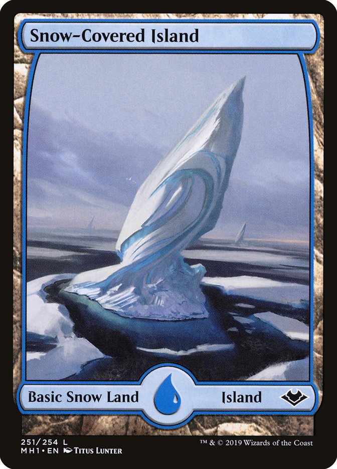 Snow-Covered Island [Modern Horizons] | Boutique FDB TCG