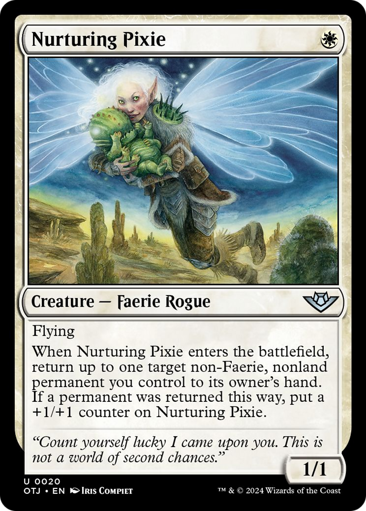 Nurturing Pixie [Outlaws of Thunder Junction] | Boutique FDB TCG