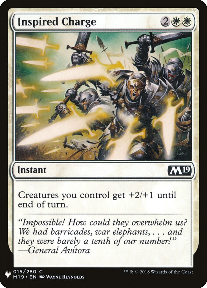 Inspired Charge [Mystery Booster] | Boutique FDB TCG