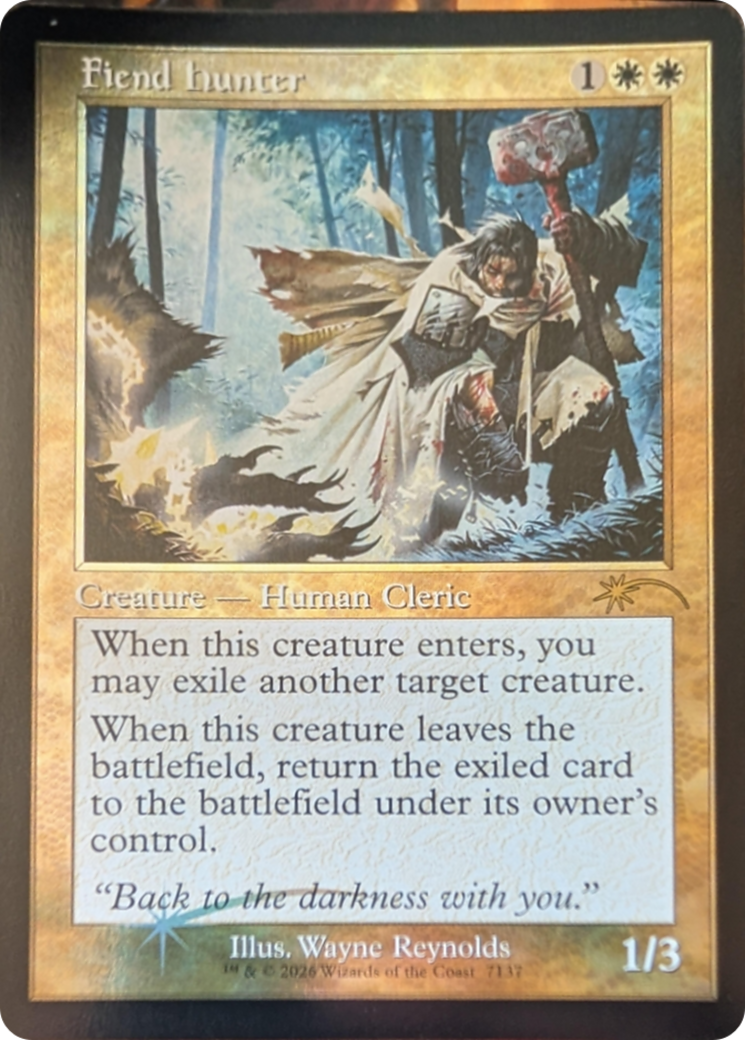 Fiend Hunter (Retro Frame) (7137) [Secret Lair Drop] | Boutique FDB TCG