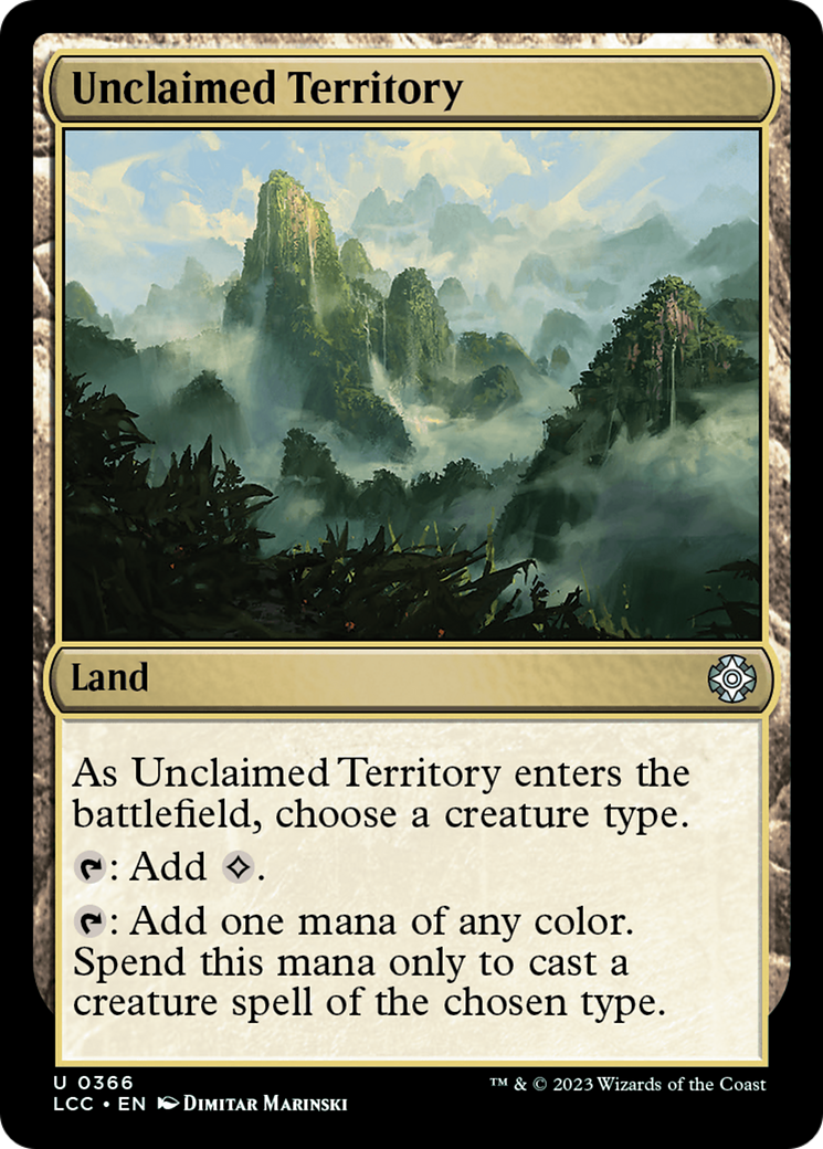 Unclaimed Territory [The Lost Caverns of Ixalan Commander] | Boutique FDB TCG