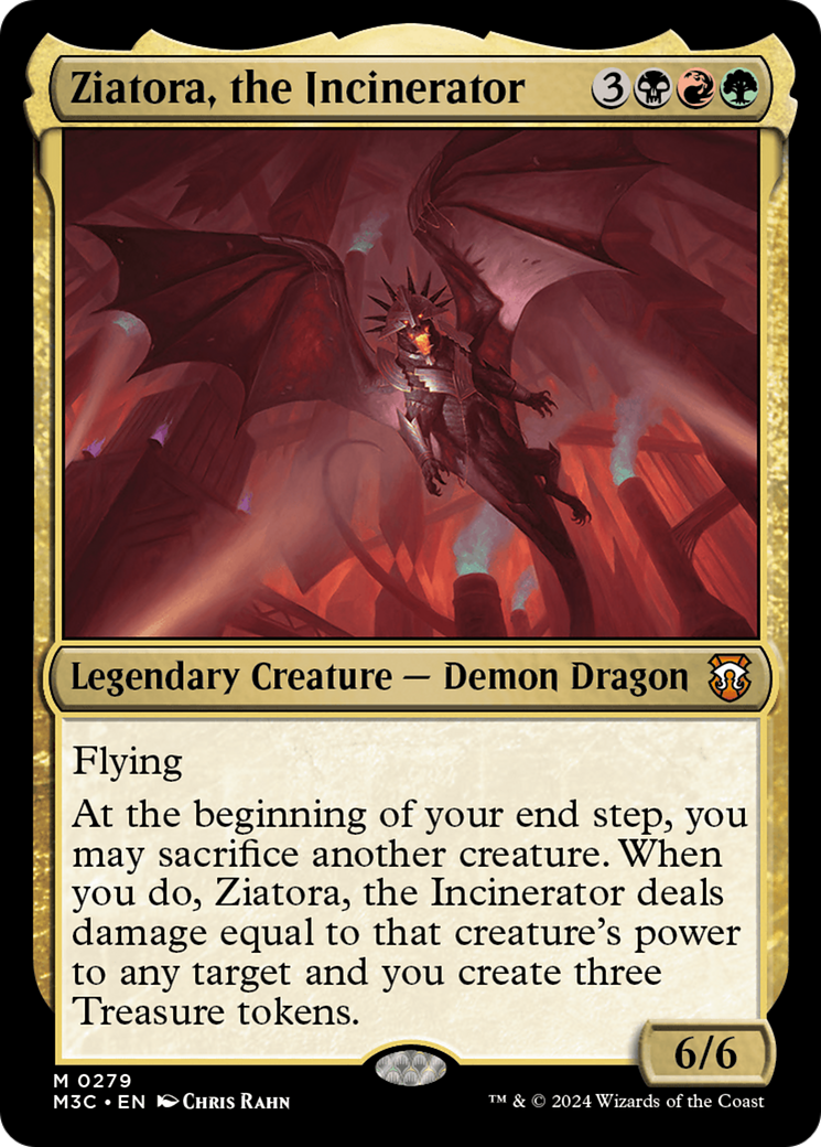 Ziatora, the Incinerator (Ripple Foil) [Modern Horizons 3 Commander] | Boutique FDB TCG
