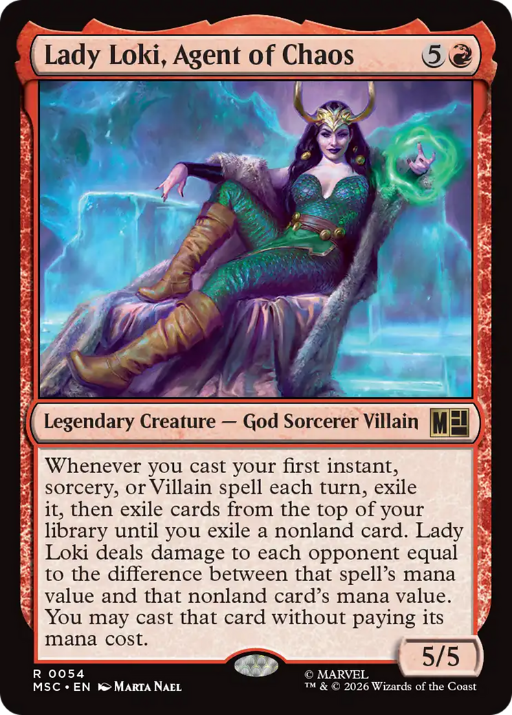 Lady Loki, Agent of Chaos (Surge Foil) [Marvel Super Heroes Commander] | Boutique FDB TCG