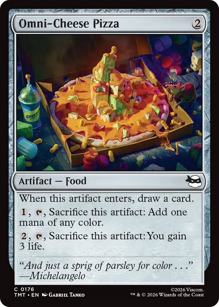 Omni-Cheese Pizza [Teenage Mutant Ninja Turtles] | Boutique FDB TCG