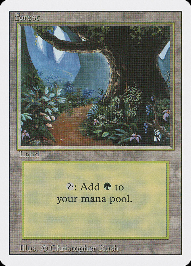 Forest (Flower Path) [Revised Edition] | Boutique FDB TCG