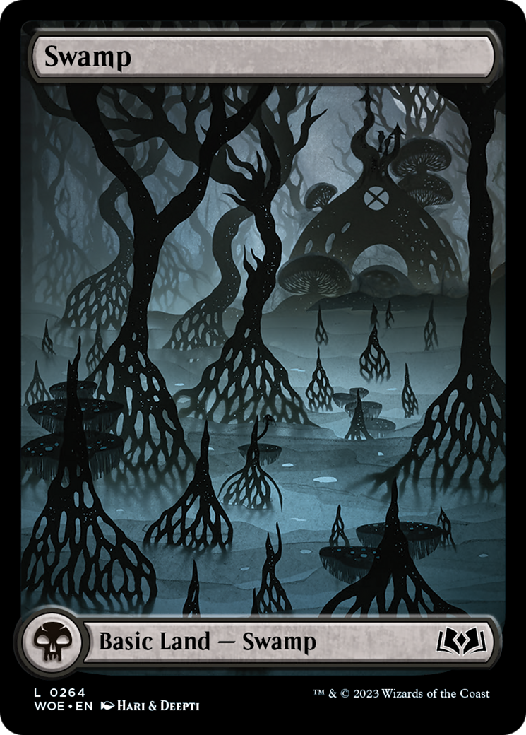 Swamp (264) (Full-Art) [Wilds of Eldraine] | Boutique FDB TCG