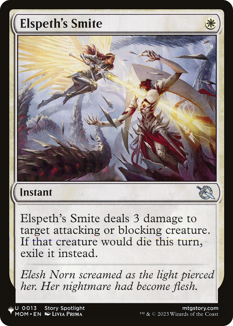 Elspeth's Smite [The List] | Boutique FDB TCG
