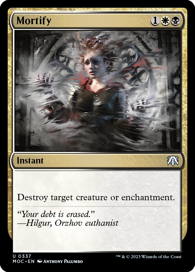 Mortify [March of the Machine Commander] | Boutique FDB TCG
